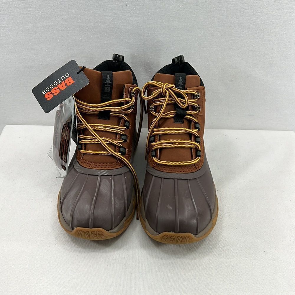 Bass Outdoor Field Duck Mid Boots -Tan/Chocolate -Size 8- NIB - Picture 2 of 7